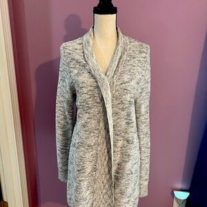 Loft shimmer Open-Front Metallic Cardigan Size Large